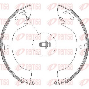 REMSA Bremsbackensatz, 4079.00
