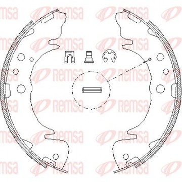 REMSA Bremsbackensatz, 4089.00