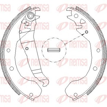 REMSA Bremsbackensatz, 4090.00