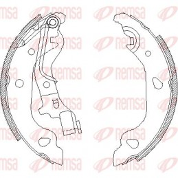 REMSA Bremsbackensatz, 4098.00