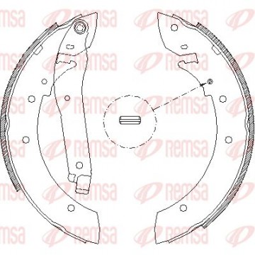 REMSA Bremsbackensatz, 4103.00