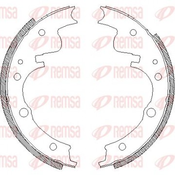 REMSA Bremsbackensatz, 4104.00