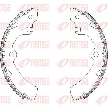 REMSA Bremsbackensatz, 4106.00