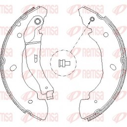 REMSA Bremsbackensatz, 4107.00