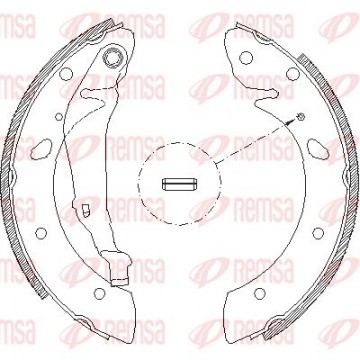 REMSA Bremsbackensatz, 4113.00