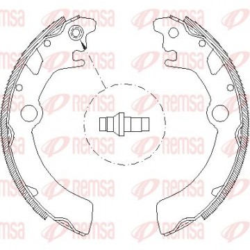 REMSA Bremsbackensatz, 4116.00