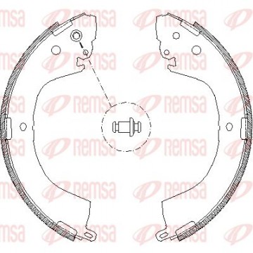 REMSA Bremsbackensatz, 4119.00