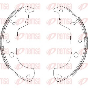 REMSA Bremsbackensatz, 4125.00