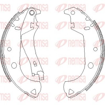 REMSA Bremsbackensatz, 4125.01