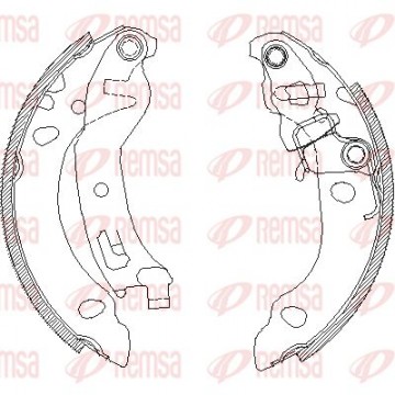 REMSA Bremsbackensatz, 4138.01
