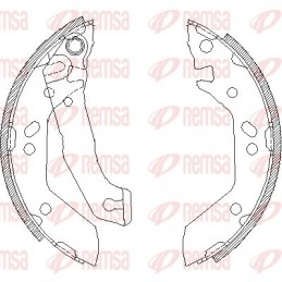 REMSA Bremsbackensatz, 4140.00