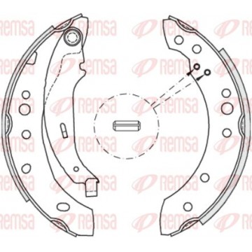 REMSA Bremsbackensatz, 4149.02