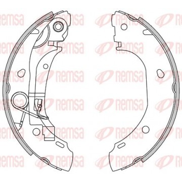 REMSA Bremsbackensatz, 4163.00