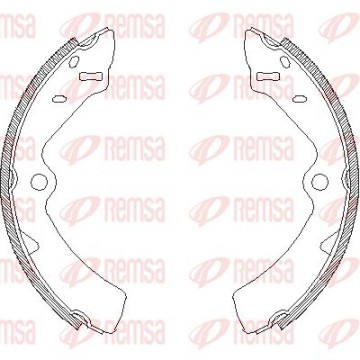 REMSA Bremsbackensatz, 4167.00