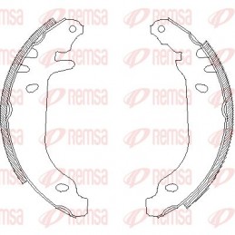 REMSA Bremsbackensatz, 4169.00