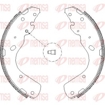 REMSA Bremsbackensatz, 4175.00