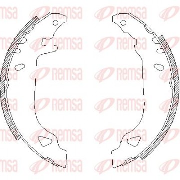 REMSA Bremsbackensatz, 4179.00