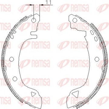 REMSA Bremsbackensatz, 4182.00