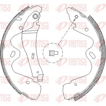 REMSA Bremsbackensatz, 4184.00