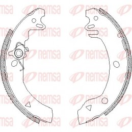 REMSA Bremsbackensatz, 4186.00