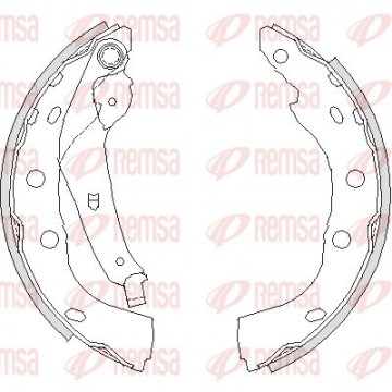 REMSA Bremsbackensatz, 4195.00