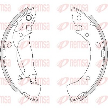 REMSA Bremsbackensatz, 4203.00