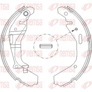 REMSA Bremsbackensatz, 4202.00