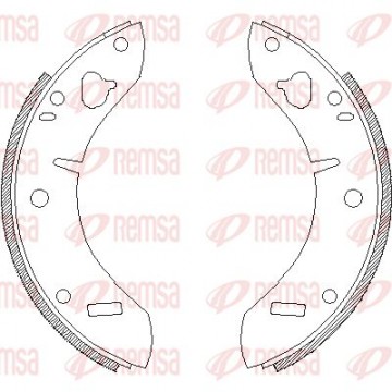 REMSA Bremsbackensatz, 4205.00