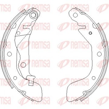 REMSA Bremsbackensatz, 4208.00