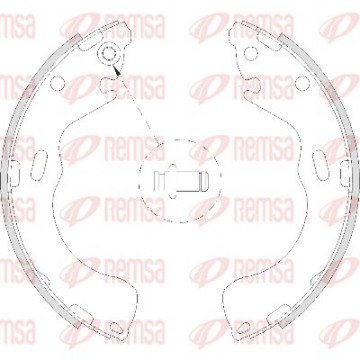 REMSA Bremsbackensatz, 4210.00