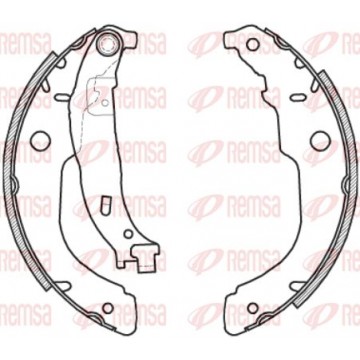 REMSA Bremsbackensatz, 4212.00