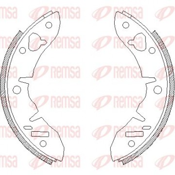 REMSA Bremsbackensatz, 4221.00