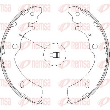 REMSA Bremsbackensatz, 4224.00