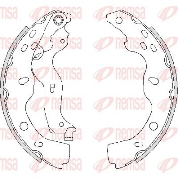 REMSA Bremsbackensatz, 4227.00