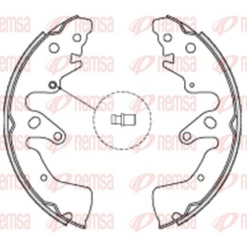 REMSA Bremsbackensatz, 4228.00