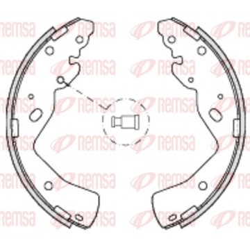 REMSA Bremsbackensatz, 4232.00