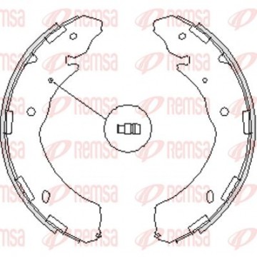 REMSA Bremsbackensatz, 4236.00