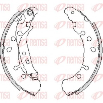 REMSA Bremsbackensatz, 4238.00