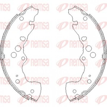 REMSA Bremsbackensatz, 4240.00