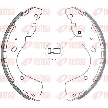 REMSA Bremsbackensatz, 4246.00