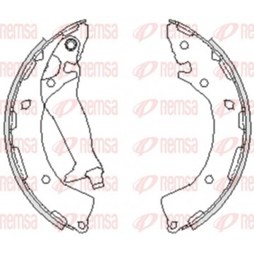 REMSA Bremsbackensatz, 4248.00