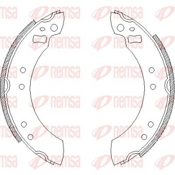 REMSA Bremsbackensatz, 4253.00