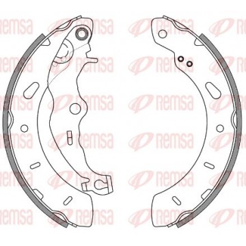 REMSA Bremsbackensatz, 4256.00