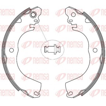 REMSA Bremsbackensatz, 4257.00