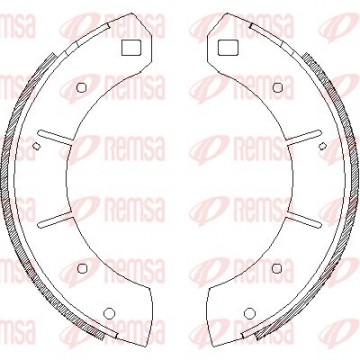 REMSA Bremsbackensatz, 4259.00