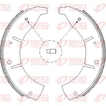 REMSA Bremsbackensatz, 4260.00