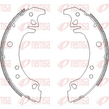 REMSA Bremsbackensatz, 4273.00