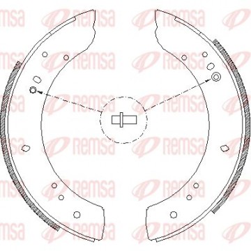 REMSA Bremsbackensatz, 4283.00