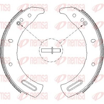 REMSA Bremsbackensatz, 4285.00