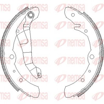 REMSA Bremsbackensatz, 4288.00